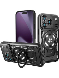 Techsuit RuggedCam Θήκη Black (iPhone 17 Pro)