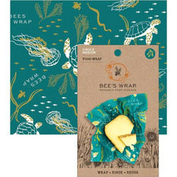 Κερομάντηλο Bee's wrap Ocean Medium 25x27,5 εκ