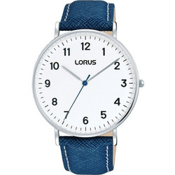 Lorus Ανδρικό Ρολόι με Μπλε Δερμάτινο Λουράκι RH819CX9