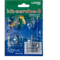 Haquoss Kit Service 3 Σετ Βεντούζες Star Large