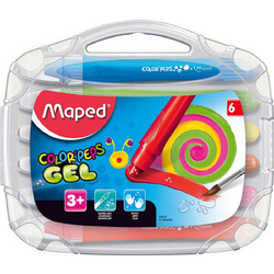 Maped Color'Peps Gel Κηρομπογιές Σετ 6τμχ