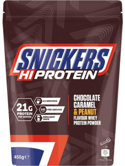 Snickers Hi Powder Πρωτεΐνη Ορού Γάλακτος Γράμμωσης 455gr