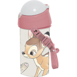 Stor Disney Animals Bambi Παιδικό Μπουκάλι Πλαστικό BPA Free με Καλαμάκι Μπεζ 500ml