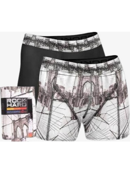 Boxer Ανδρικό Σετ 2Pack G7050 - ΠΟΛΥΧΡΩΜΟ