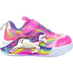 Skechers Unicorn Chaser Παιδικά Sneakers με Φωτάκια Φούξια Μωβ 302298N-PKMT