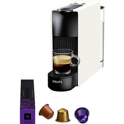 Krups Nespresso Essenza Mini Καφετιέρα Espresso για Kάψουλες Nespresso 19bar White