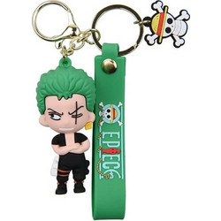 3D Μπρελόκ Σιλικόνης One Piece - Zoro 8 εκ