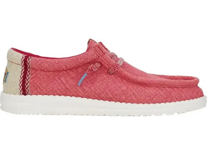 HEYDUDE WALLY JUTE CASUAL ΠΑΠΟΥΤΣΙΑ 43085-79B-CLARET RED/SILVER BIRCH