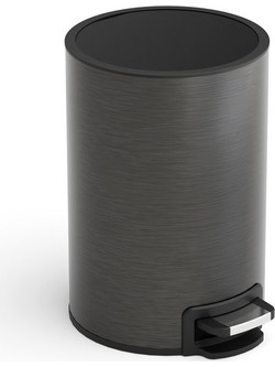 Κάδος Απορριμμάτων Soft Close 5lt 300x240mm Black Gun Metal Torrent Manillons Group Imex ECO VALI005/BGM