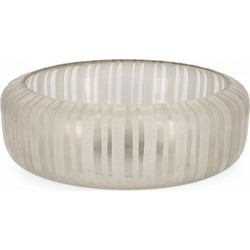 Bizzotto Aruni Μπωλ Γυάλινο Μπεζ O36x12,5