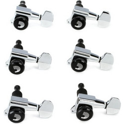 D'Addario PWAT-6R1 Auto-Trim Locking 6 In Line Chrome