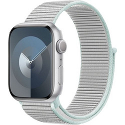 Crong Nylon Reflex Λουράκι Υφασμάτινο Pastel Grey (Apple Watch 38 / 40 / 41mm)