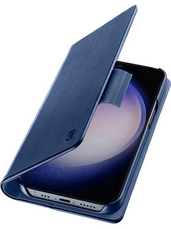 Cellularline Book Case - Case Samsung Galaxy S24 (Navy Blue) - (BOOK3GALS24B)