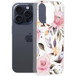 Techsuit - Marble Series - iPhone 15 Pro - Chloe White
