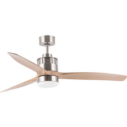 Luma Lighting 610.01415.20.62 Ανεμιστήρας Οροφής 132cm 31W με Φως & Τηλεχειριστήριο Καφέ Ασημί