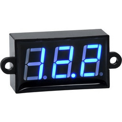 Όργανο Μέτρησης Τάσης Βολτόμετρο με Οθόνη LED Display DC 3.5 έως 30V Μπλε Μ5.5 x Π1.5 x Υ2.5cm Globostar-79987-Μπλε 79987