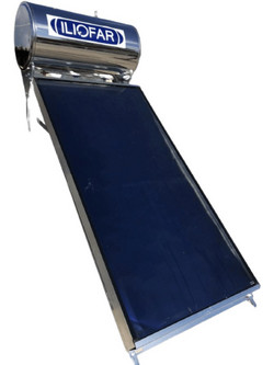 Iliofar Glass 2m² 120lt Διπλής Ενέργειας