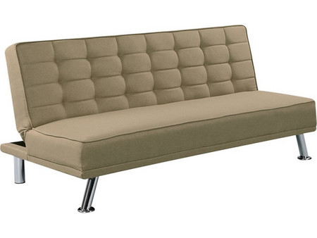 Woodwell Europa Τριθέσιος Καναπές Κρεβάτι Μπεζ 176x82x80cm Ε9689,2