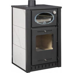 Alfatherm ALC02-S Ceramik Ατσάλινη Ξυλόσομπα με Φούρνο 11kW