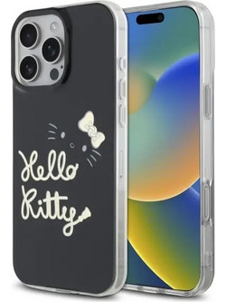 Hello Kitty IML Golden Diva MagSafe Case for iPhone 16 Pro Max - Black - (Hel000152-0)