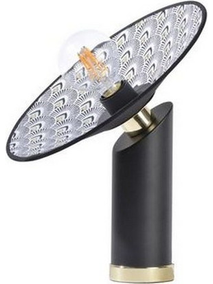 ΦΩΤΙΣΤΙΚΟ ΕΠΙΤΡΑΠΕΖΙΟ GATSBY E27 1X40W ΜΑΥΡΟ D32
