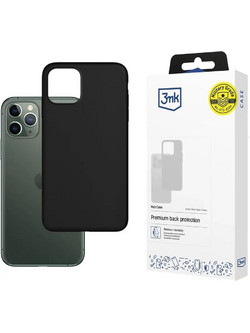 3mk Matt Case Back Cover Black (iPhone 12 / 12 Pro)