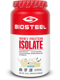 Biosteel Whey Isolate Vanilla Πρωτεΐνη Ορού Γάλακτος Χωρίς Γλουτένη 816gr