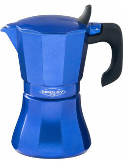 Oroley Petra Μπρίκι Espresso 6Cups Μπλε