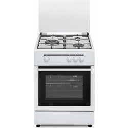 Vitrokitchen CB5530BN Κουζίνα Ηλεκτρική 53lt με Εστίες Αερίου 50cm