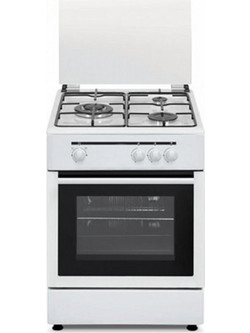 Vitrokitchen CB5530BN Κουζίνα Ηλεκτρική 53lt με Εστίες Αερίου 50cm