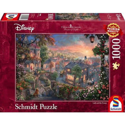 Puzzle Schmidt Kinkade Disney Η Λαίδη & Ο Αλήτης 1000 Κομμάτια