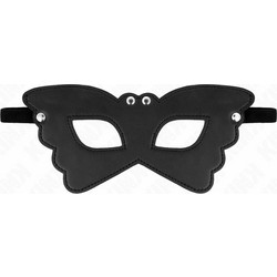 KINK - BUTTERFLY SHAPED LEATHERETTE MASK 20 x 9 CM