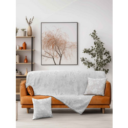 Ριχτάρι AZALITH GREY Ριχτάρι τριθέσιου καναπέ: 170 x 300 εκ