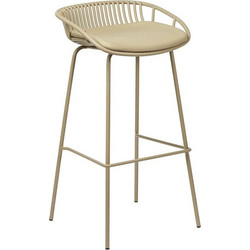 Σκαμπό Aperol Μόκα Πολυπροπυλένιο 45x49x88cm 900-251