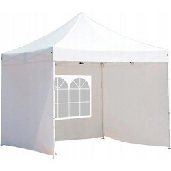 Πανί Ανταλλακτικό για Κιόσκι 600D Gazebo με 4 Πλευρές από Oxford, σε Λευκό Χρώμα, 2.9x2.9 m - Aria Trade