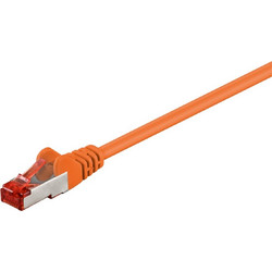 Goobay S/FTP STP Cat.7 Καλώδιο Δικτύου Ethernet 0.25m Orange