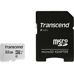 Transcend 300S microSDHC 32GB Class 10 U1 UHS-I + Adapter
