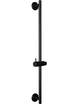 Βέργα ντουζιέρας με βάση τηλεφώνου E087001 Sintesi Almar Black Matt