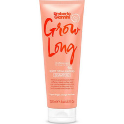 Umberto Giannini Grow Long Hair Lengthening With caffeine Σαμπουάν για Όγκο 250ml