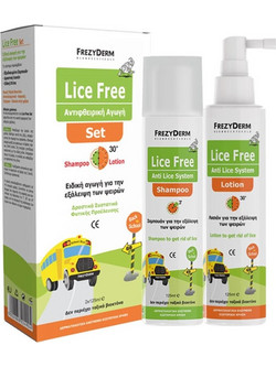Frezyderm Σετ για Ψείρες Shampoo 125ml & Lotion 125ml