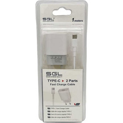Αντάπτορας φόρτισης με καλώδιο - TypeC - Quick Charge - D1-S2 - 1m - 099576