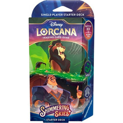 Lorcana Shimmering Skies Starter Deck - Emerald Steel