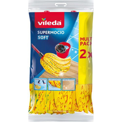 Vileda Supermocio Soft Ανταλλακτικό Σφουγγαρίστρας 2 Τεμάχια