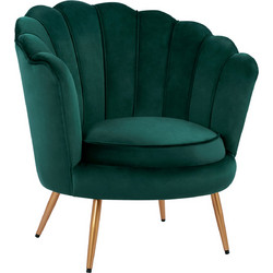 HomeMarkt Πολυθρόνα Coquille HM8493.03