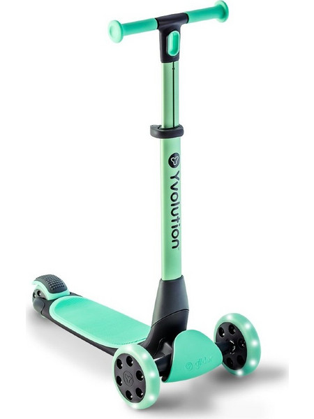 YVolution Yglider Nua Αναδιπλούμενο Παιδικό Πατίνι Τρίτροχο Πράσινο