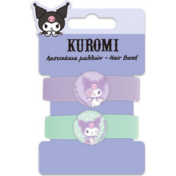 Λαστιχάκια Μαλλιών Kuromi 2τεμ