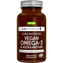 Igennus Vegan Omega 3 & Astaxanthin Algae Oil 180 Κάψουλες