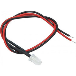 Λυχνία Led 12V dc Μπλέ με καλώδιο 4607 OEM