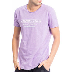 Paco & co13566 t-shirt με διακριτικό τύπωμα λιλά Λιλά