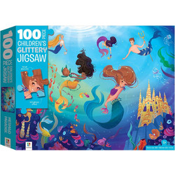 Touch and Feel: Mermaids Glittery 100 Piece Jigsaw